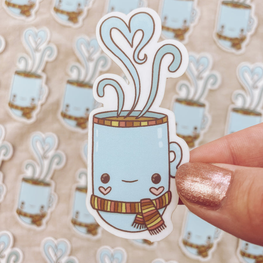 Warm Feelings Cozy Mug Sticker