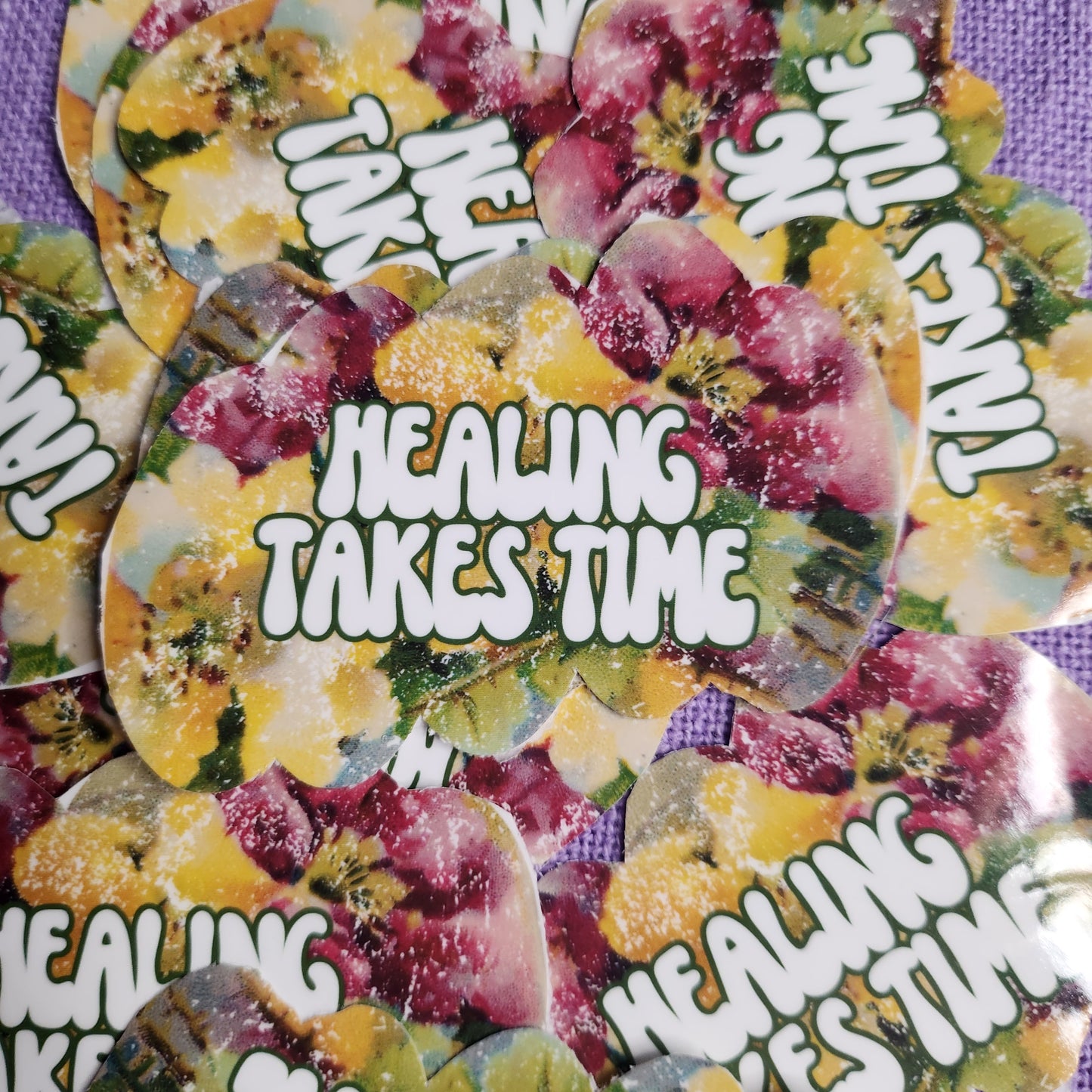 Healing Takes Time Sticker