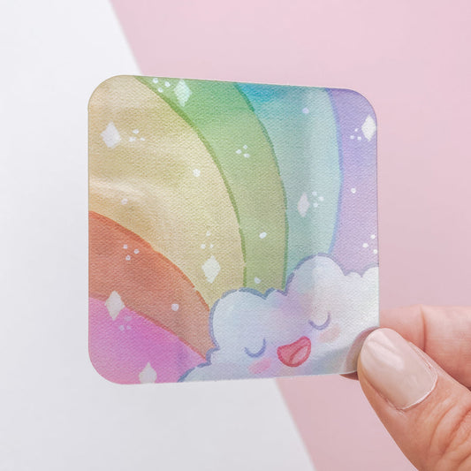 Elated Holographic Sticker