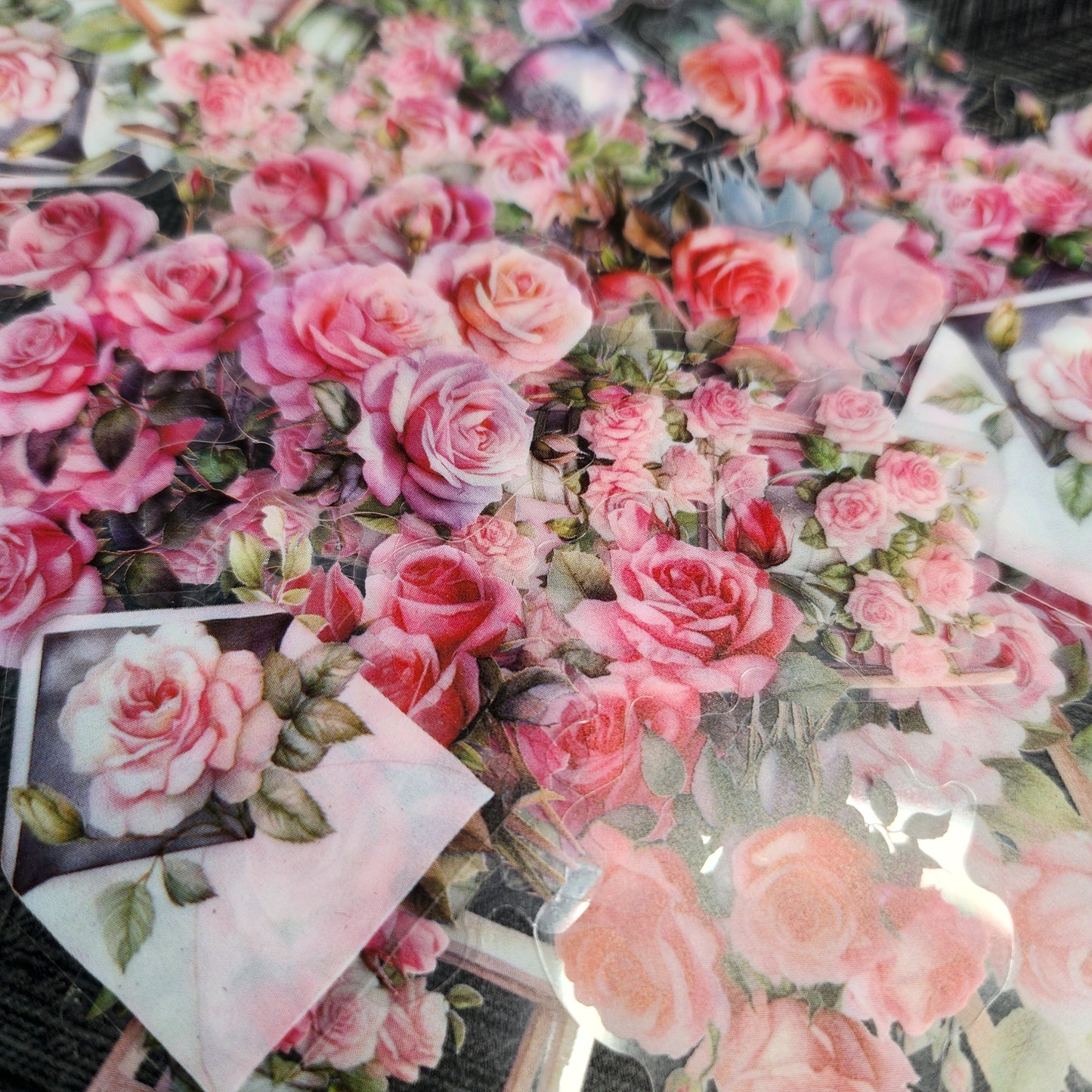 Pink Rose Stickers