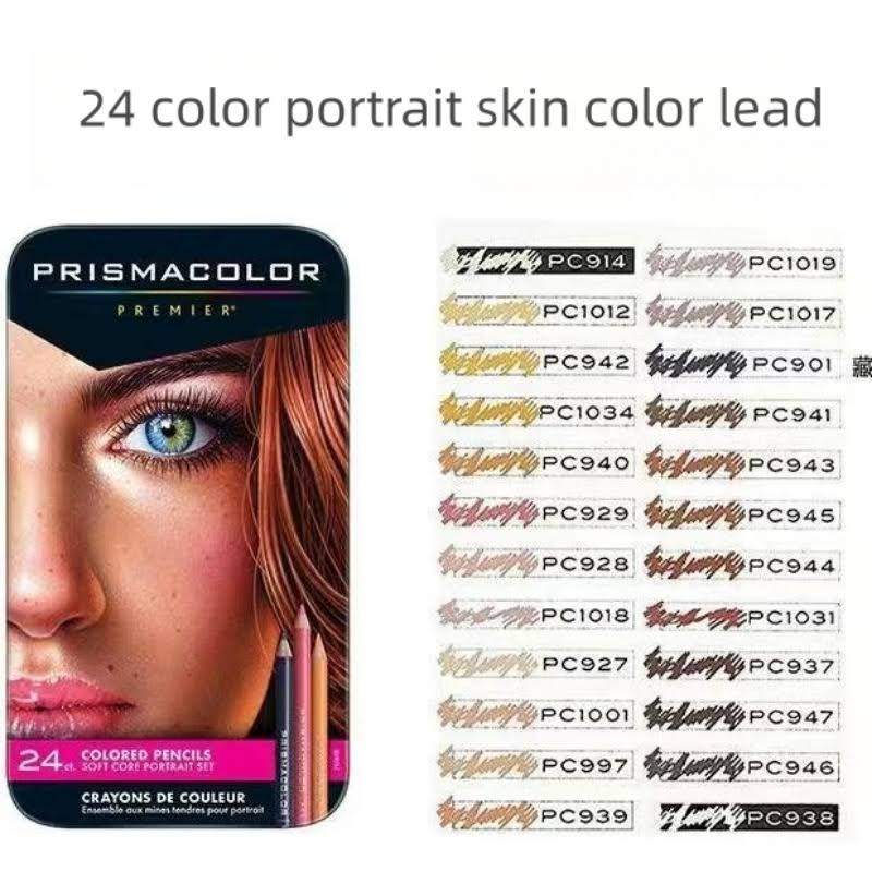 Prismacolor Premier Colored Pencils 24 Pkg Portrait