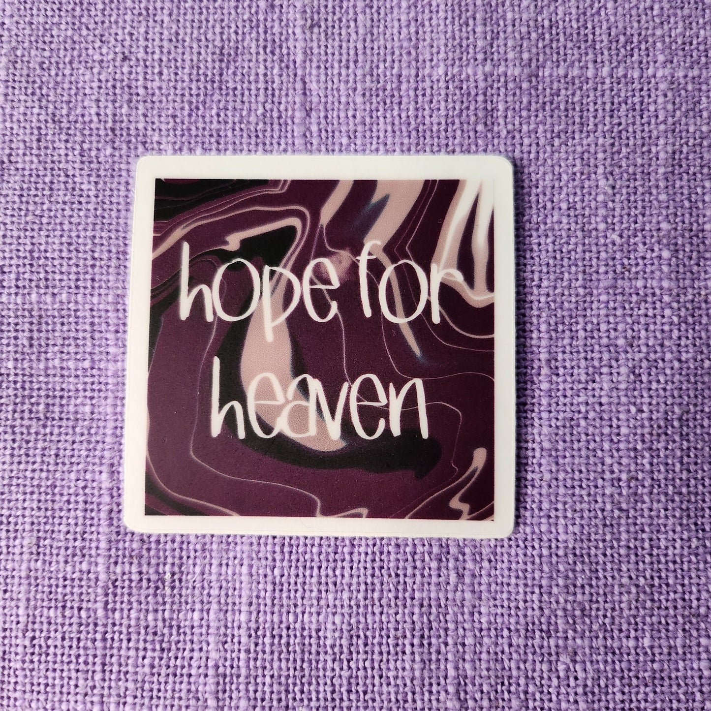 Hope For Heaven Bible Verse Sticker