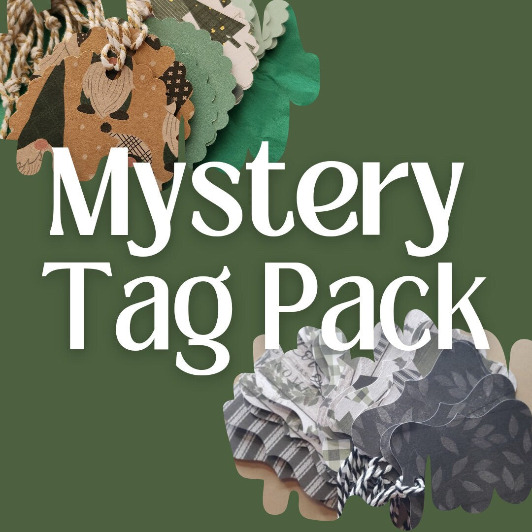 Mystery Christmas Gift Tag Pack