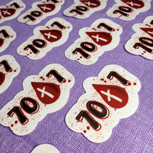 Forgiveness Sticker, Seventy Times Seven, Mental Health Sticker, Healing Sticker, Matthew 18 Clear Vinyl Sticker