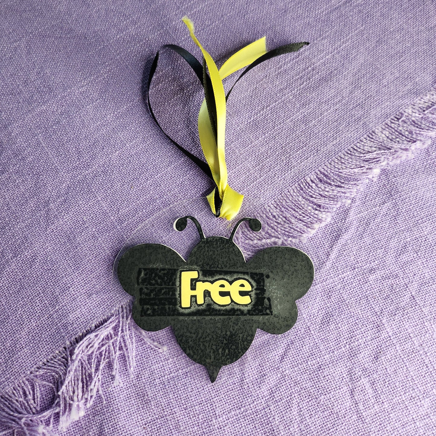 Freedom Bookmark, Honeycomb Bumble Bee Bookmark, Bee Lover Gift