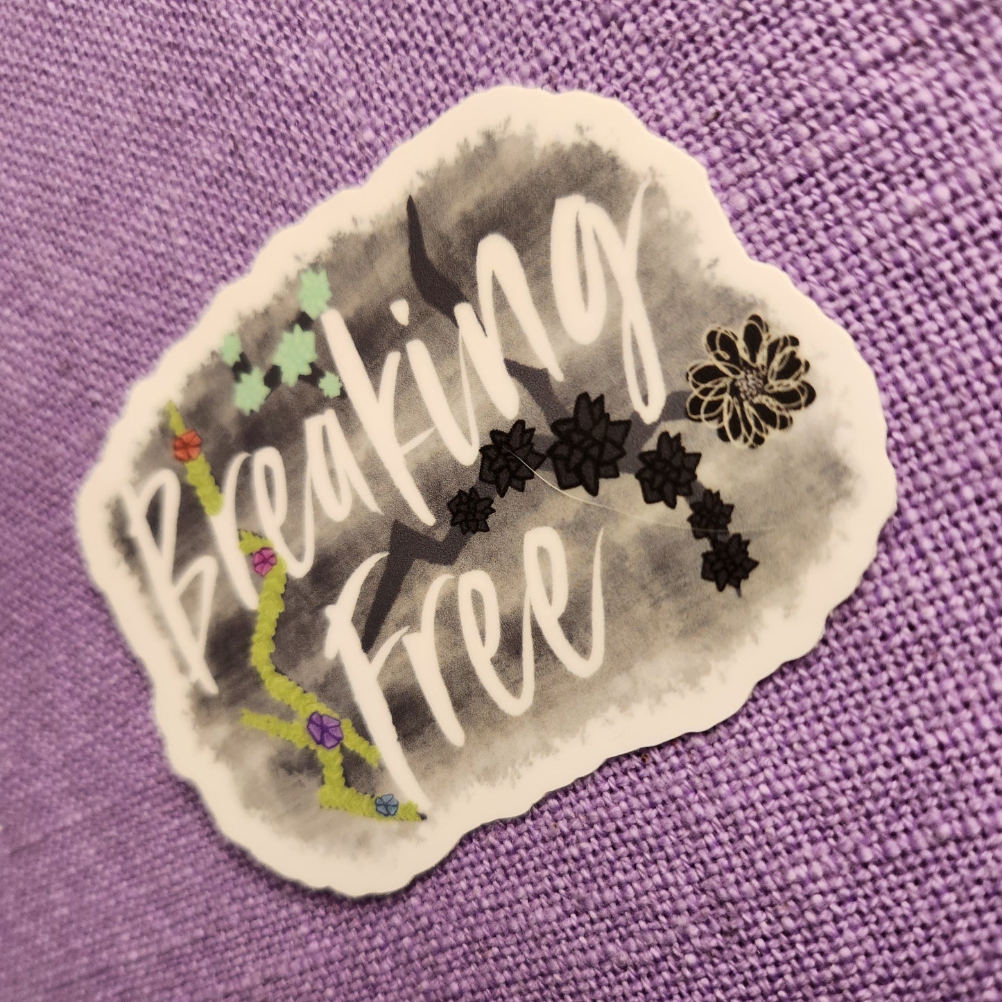 Breaking Free Mental Health Sticker, Healing Sticker, Inner Healing Sticker