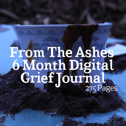 6 Month Christian Digital Grief Journal With Mood Tracker, Journal Prompts, And Much More