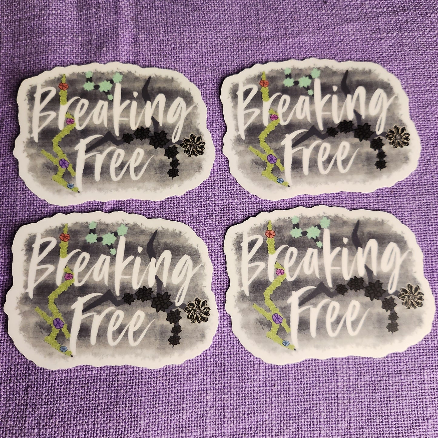 Breaking Free Mental Health Sticker, Healing Sticker, Inner Healing Sticker