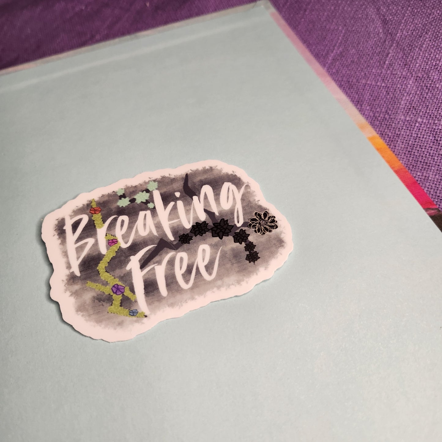 Breaking Free Mental Health Sticker, Healing Sticker, Inner Healing Sticker