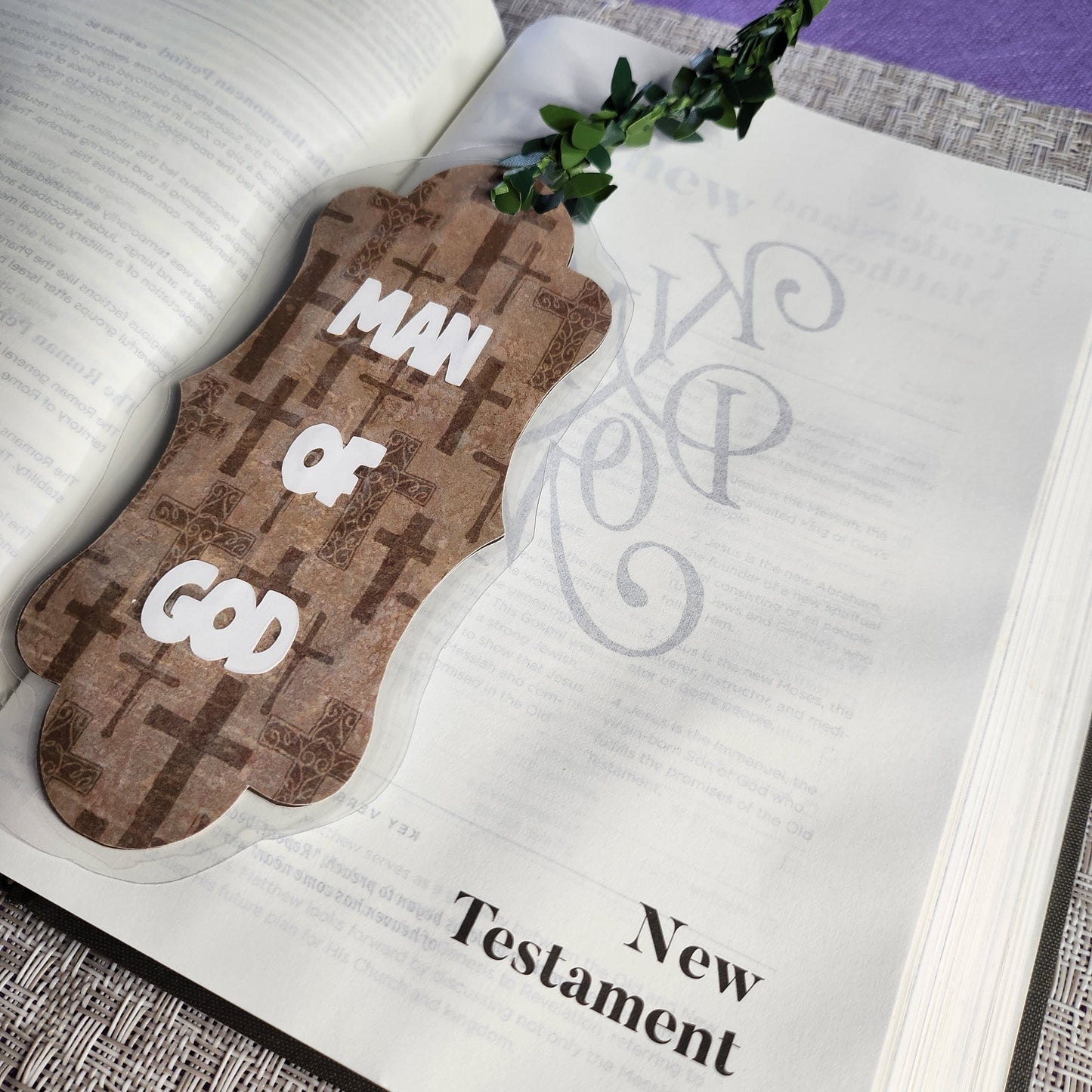 Man Of God Matthew 6 20 Bookmark